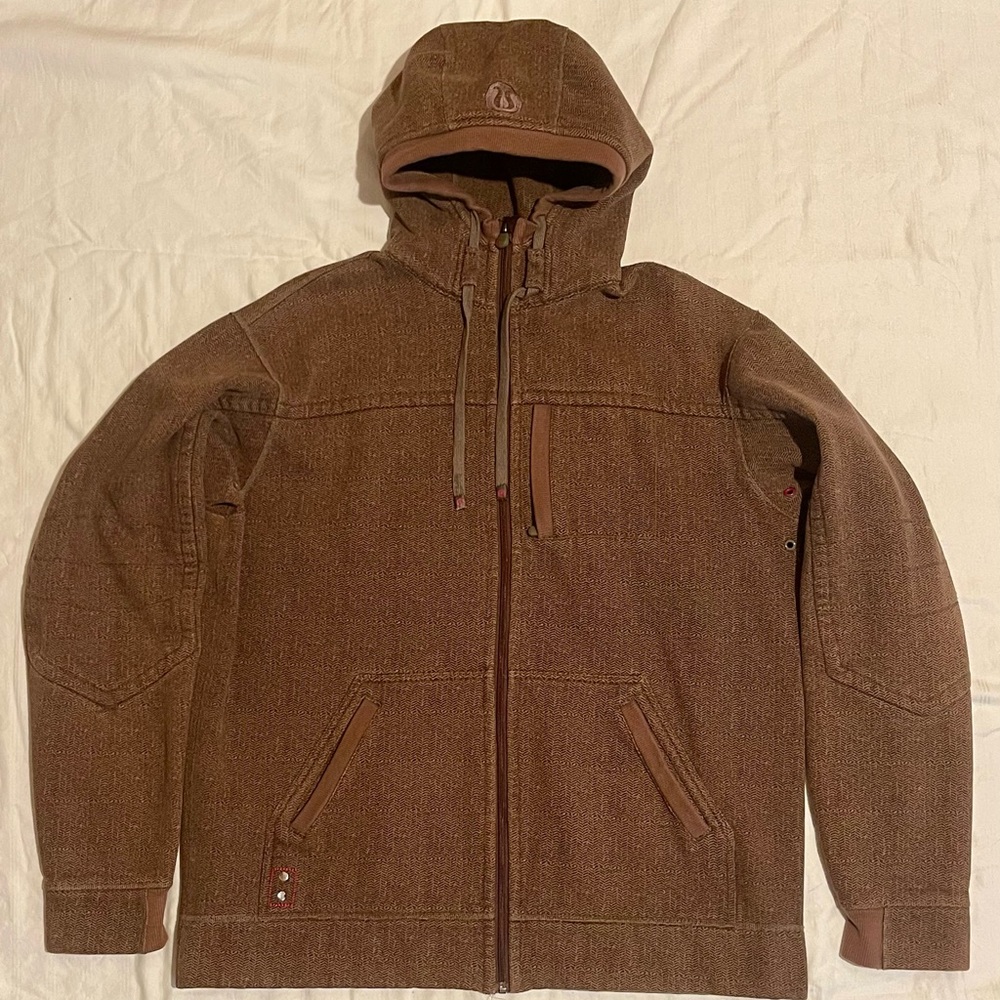 lululemon athletica Brown Full-Zip Hoodie (older version) - Perfect Condition